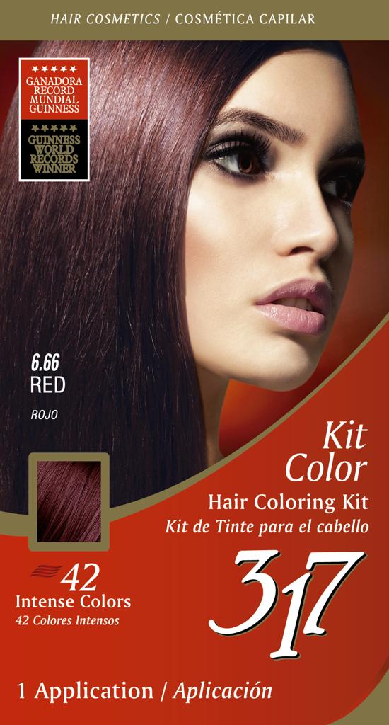 N° 6.66 RED | 317 Hair Coloring Kit