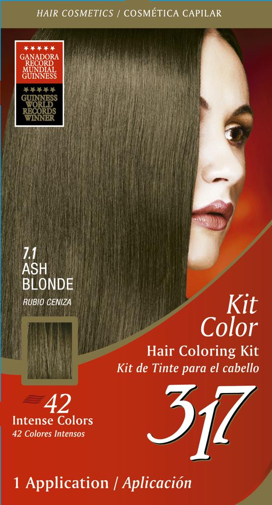 N° 7.1 ASH BLONDE | 317 Hair Coloring Kit